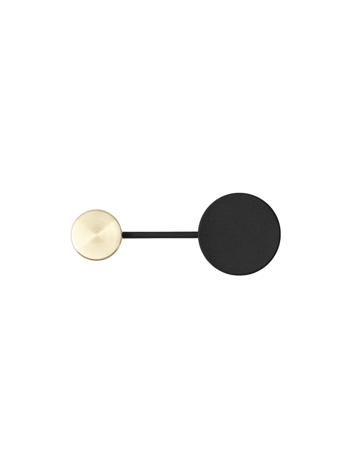 Afteroom Coat Hanger by Audo Copenhagen in Black/Brass, Small – product photo