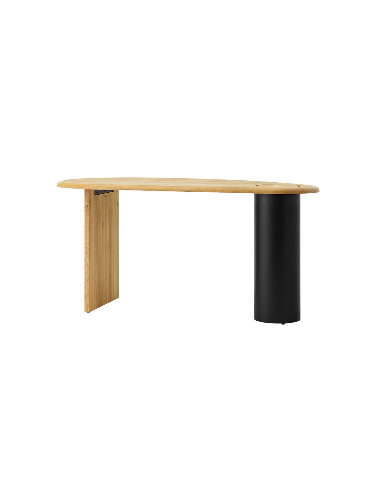 The Eclipse Desk von Audo Copenhagen in Natural Oak – Produktfoto