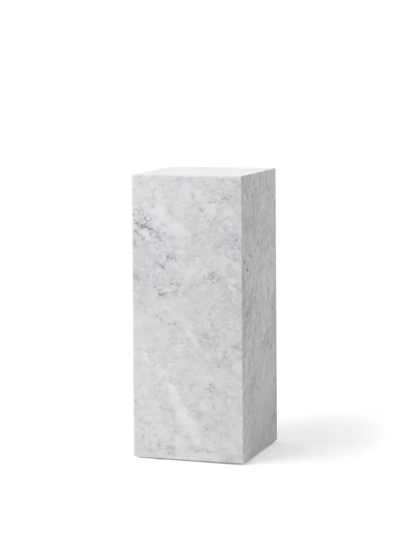 Plinth Pedestal by Audo Copenhagen in Sand Kunis Breccia – product photo 8 of 10