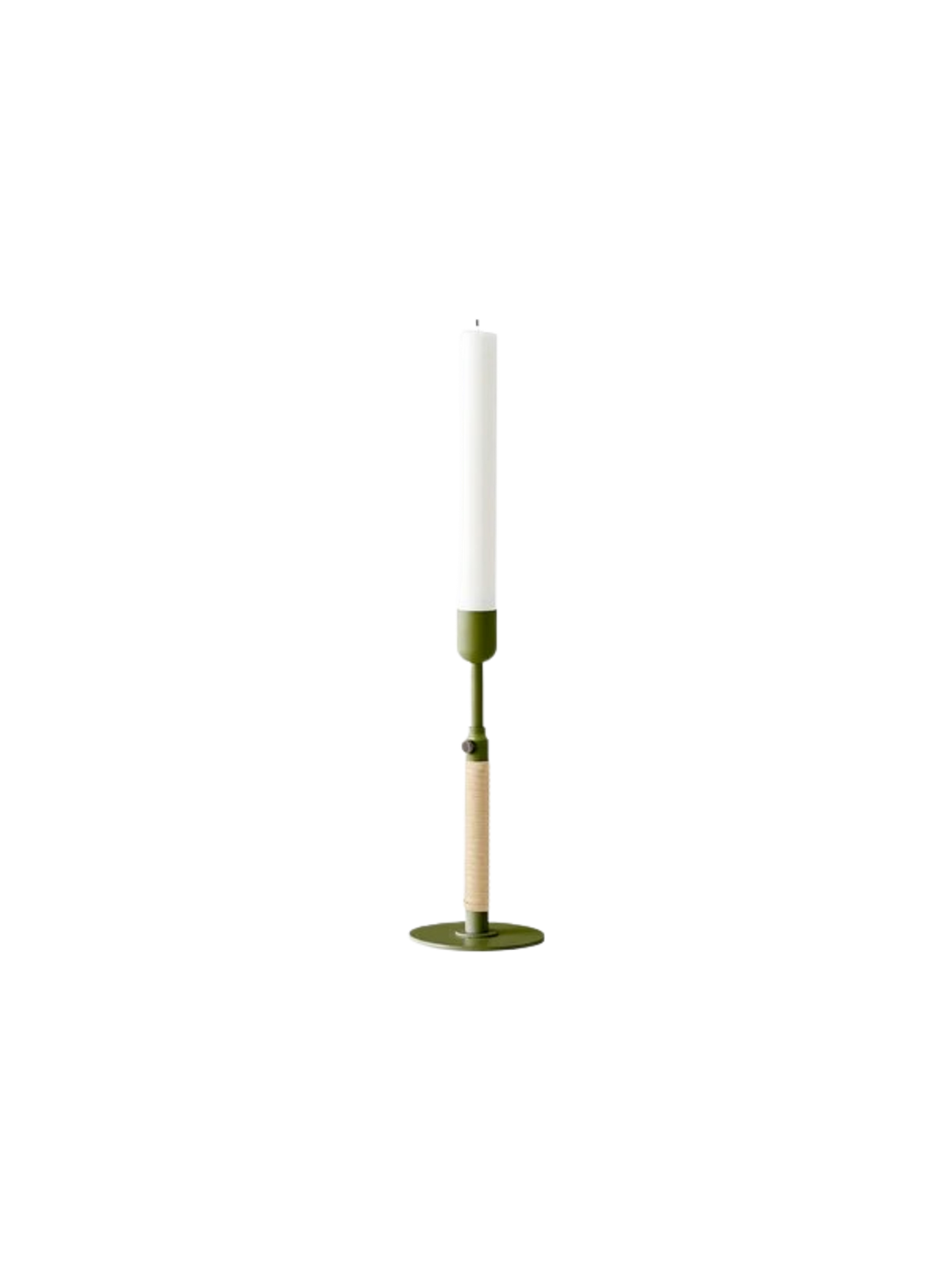Duca Candle Holder de Audo Copenhagen en Olive Green – photo du produit