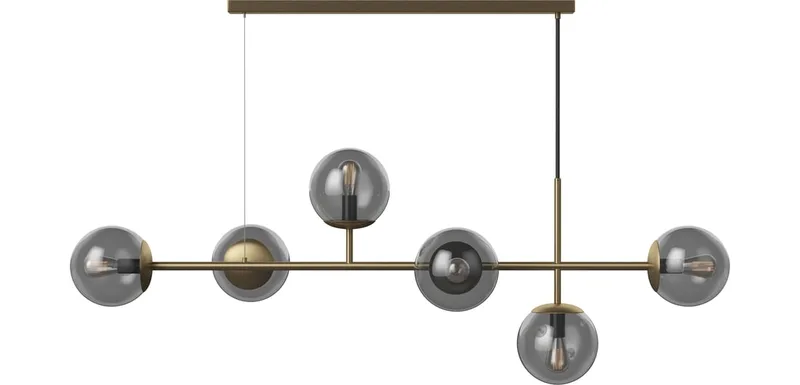 Orb Hanglamp Orb by BOLIA in Mat antiek vermessingd ijzer – product photo