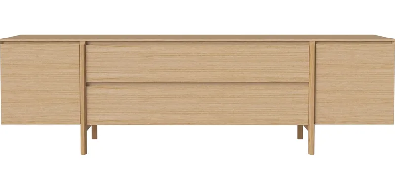 Daia Dressoir 240 cm met laden Daia de BOLIA en Geolied eiken – photo du produit