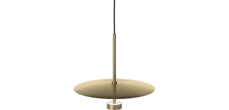 Reflection Hanglamp Reflection by BOLIA in Ø40 cm, Messing gelakt aluminium, Zwart – product photo