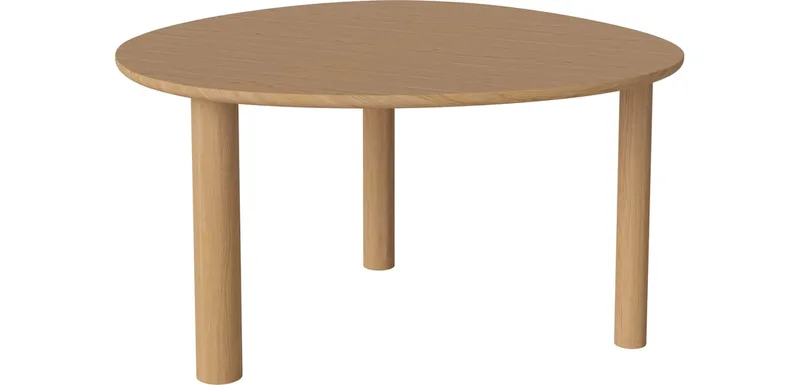 Latch Eettafel Latch by BOLIA in Geolied eiken, Massief, 130 × 123 cm – product photo