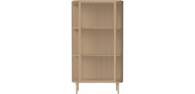 Cord Hoog Dressoir Cord by BOLIA in Witgepigmenteerd geolied eiken, Massief – product photo