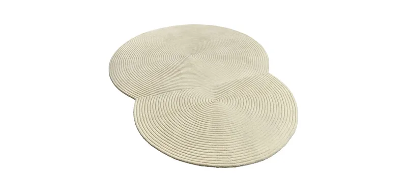 Zen Vloerkleed Rounded Zen by BOLIA in Creme, 175 × 240 cm – product photo