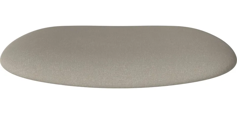 Calma met armleuning Zitkussen – vervangbaar Calma by BOLIA in Soil – Soepel weefsel, Sand – product photo