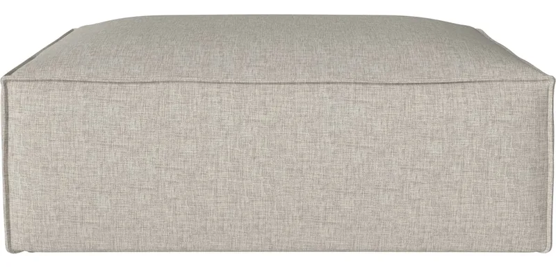 Cosima poef met opbergplekken 93 x 123 cm Cosima van BOLIA in Nantes – Soepel weefsel, Sand – productfoto