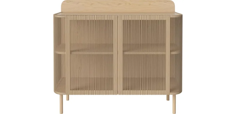 Cord DJ Console - 2 deck Cord van BOLIA in Witgepigmenteerd geolied eiken, Massief – productfoto