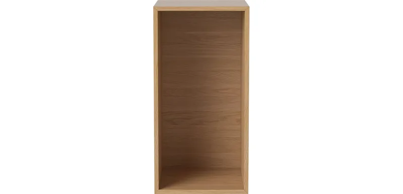 Case 2 x 1 Plankmodule – open – 35 cm Case de BOLIA en Geolied eiken, fineer – photo du produit