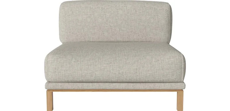 Cosy rugmodule Cosy by BOLIA in Nantes – Soepel weefsel, Sand, Geolied eiken, Massief – product photo