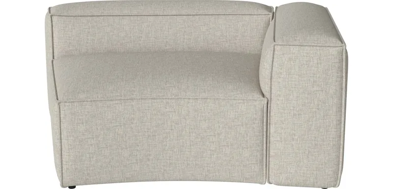 Cosima Curved kleine hoek 120 cm - rechts Cosima by BOLIA in Nantes – Soepel weefsel, Sand – product photo