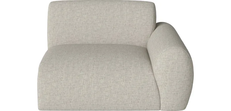 Núvol Kleine Hoekmodule – rechts Núvol by BOLIA in Nantes – Soepel weefsel, Sand – product photo