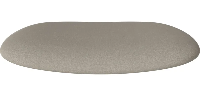 Calma bekleed zitkussen - vervangbaar Calma by BOLIA in Soil – Soepel weefsel, Sand – product photo