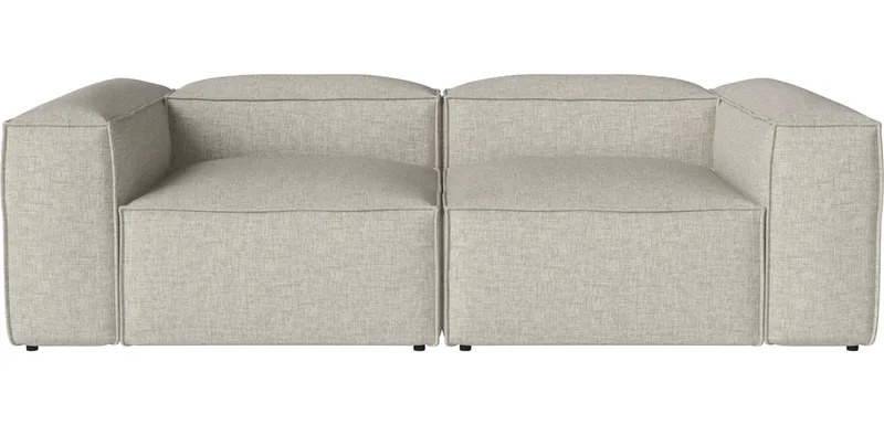 Cosima 2 Modules diepte 120 cm m. kleine hoek Cosima by BOLIA in Nantes – Soepel weefsel, Sand – product photo