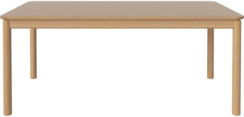 Ronya Eettafel met verlengstuk 180 x 90 cm Ronya by BOLIA in Geolied eiken, fineer, Geolied eiken, Massief – product photo