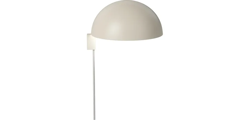 Aluna Wandlamp Ø25 cm Aluna van BOLIA in Matcrème gelakt ijzer – productfoto