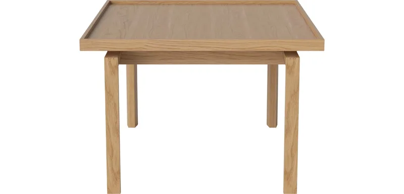 Elton Salontafel 62 x 62 cm Elton by BOLIA in Geolied eiken, fineer, 42 cm – product photo