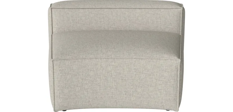 Cosima Curved kleine rugmodule 120 cm Cosima van BOLIA in Nantes – Soepel weefsel, Sand – productfoto