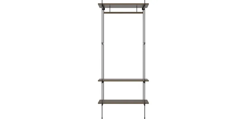 ROD Gangcombinatie - enkel ROD by BOLIA in Donker geolied eiken, fineer, Zwartgelakt staal – product photo