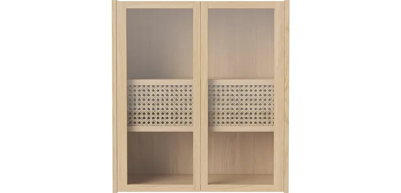 Cana wandkast Cana by BOLIA in Witgepigmenteerd geolied eiken, fineer – product photo