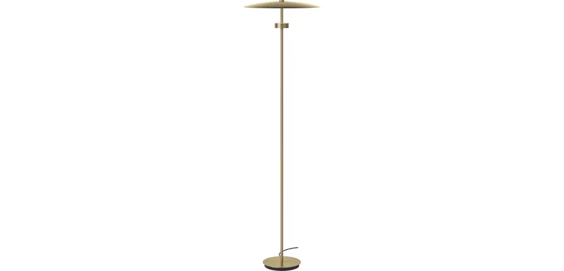 Reflection Vloerlamp Reflection de BOLIA en Messing gelakt aluminium – photo du produit