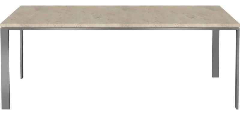 Kaio salontafel Kaio de BOLIA en Zandkleurig Travertine, 120 × 60 cm, 42 cm – photo du produit