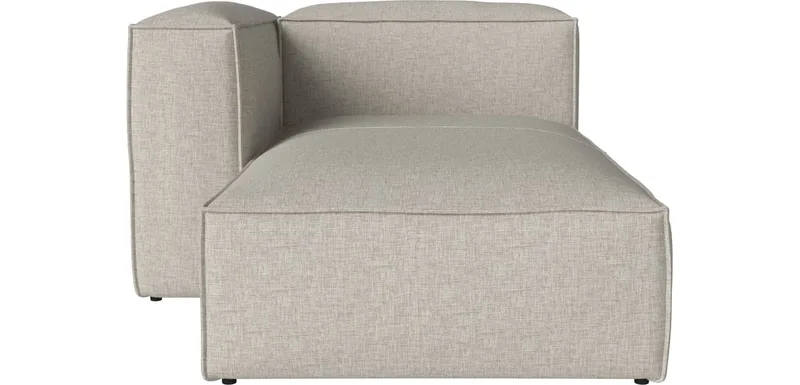 Cosima Nest slaapbank chaise longue - links Cosima von BOLIA in Nantes – Soepel weefsel, Sand – Produktfoto