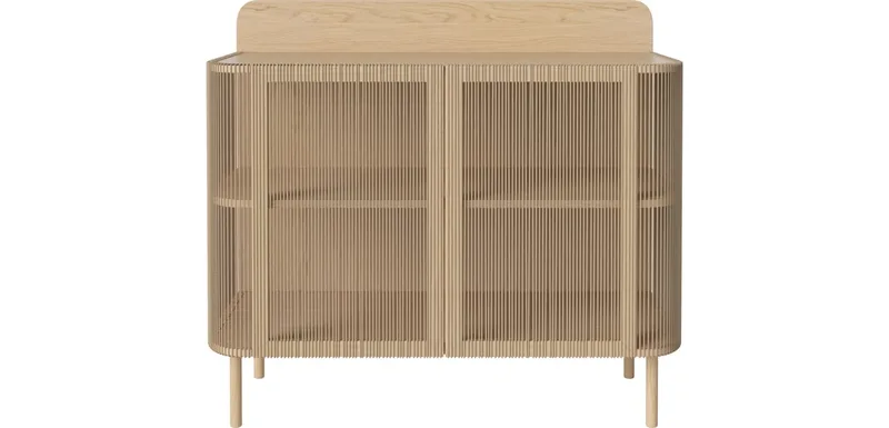 Cord DJ Console - 1 unit Cord van BOLIA in Witgepigmenteerd geolied eiken, Massief – productfoto