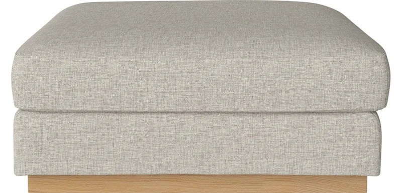 Sepia Poef 90 cm Sepia by BOLIA in Nantes – Soepel weefsel, Sand, Geolied eiken, fineer – interior photo