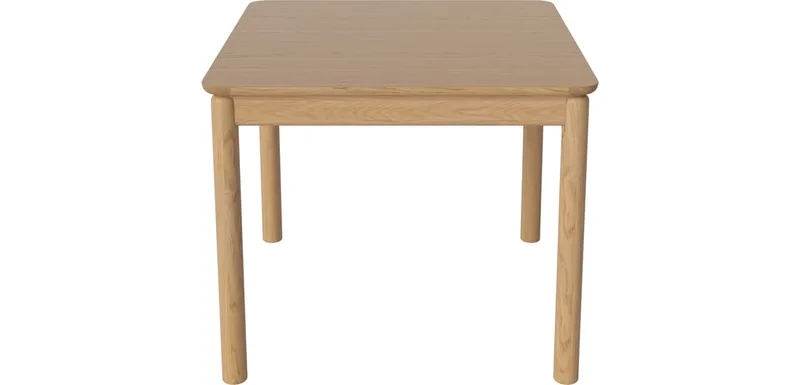 Ronya Eettafel 90 x 90 cm Ronya by BOLIA in Geolied eiken, fineer, Geolied eiken, Massief – product photo
