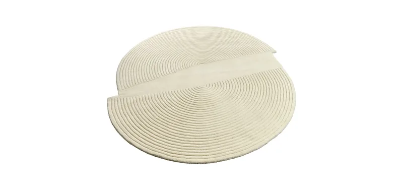 Zen Vloerkleed Split Zen by BOLIA in Creme, 209 × 240 cm – product photo