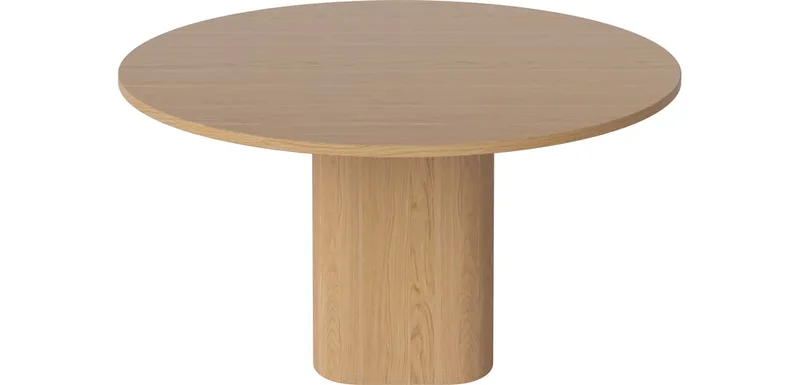 Eida houten eettafel - round Eida von BOLIA in Geolied eiken – Produktfoto