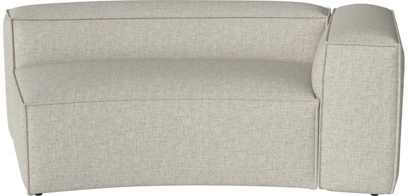 Cosima Curved 100 cm m. grote hoek - rechts Cosima by BOLIA in Nantes – Soepel weefsel, Sand – product photo