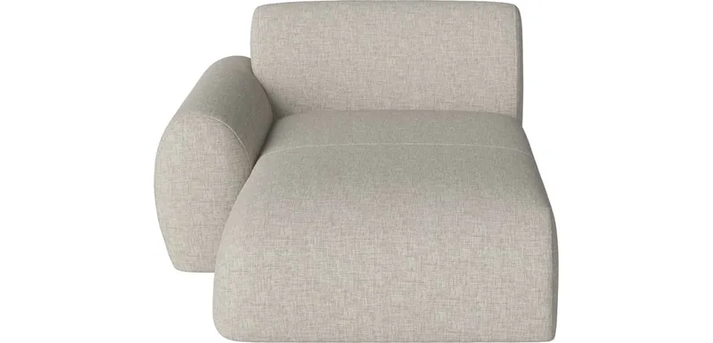 Núvol Chaise Longue – links Núvol by BOLIA in Nantes – Soepel weefsel, Sand – interior photo