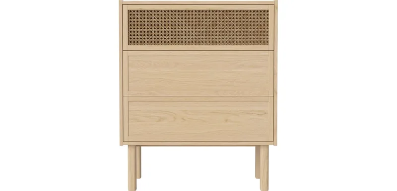 Cana Commode, H91,5 cm Cana von BOLIA in Witgepigmenteerd geolied eiken, fineer – Produktfoto