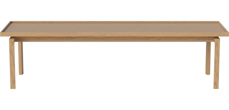 Elton Salontafel 162 x 46 cm Elton van BOLIA in Geolied eiken, fineer, 42 cm – productfoto
