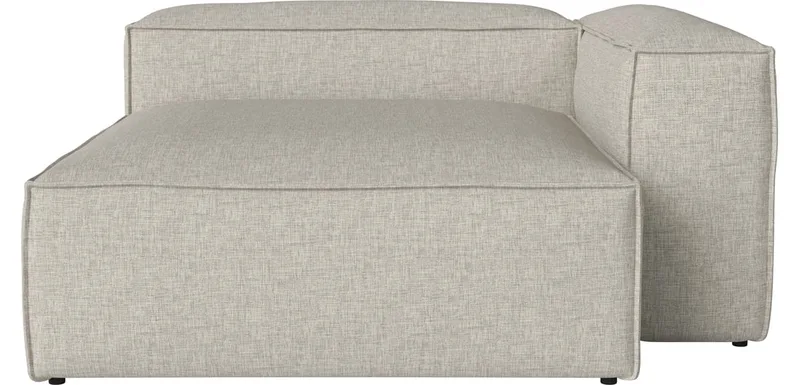 Cosima Grote Chaise Longue diepte 120 cm - rechts Cosima van BOLIA in Nantes – Soepel weefsel, Sand – productfoto