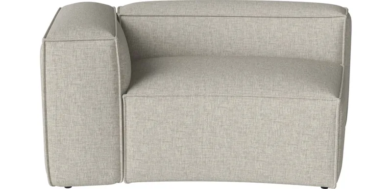 Cosima Curved 100 cm m. kleine hoek - links Cosima van BOLIA in Nantes – Soepel weefsel, Sand – productfoto
