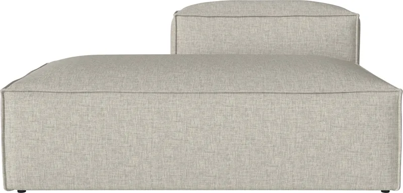 Cosima Module diepte 120 cm m. open uiteinde - links Cosima von BOLIA in Nantes – Soepel weefsel, Sand – Produktfoto