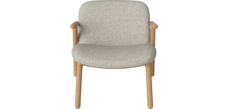 Cosh Fauteuil Cosh by BOLIA in Nantes – Soepel weefsel, Sand, Geolied eiken, Massief – product photo