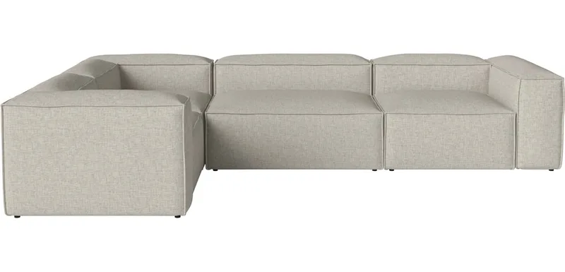 Cosima 4 Modules diepte 120/100 cm m. combihoek - links Cosima by BOLIA in Nantes – Soepel weefsel, Sand – product photo