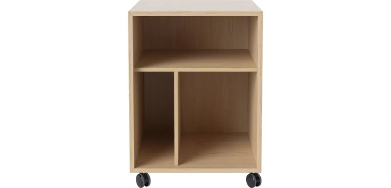 Case Kantoormodule Case de BOLIA en Witgepigmenteerd geolied eiken, fineer – photo du produit