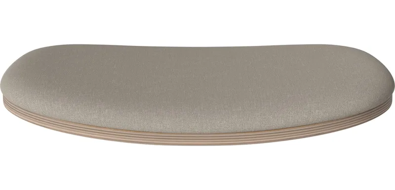Fenri beklede barstoel - verwisselbare zitting Fenri by BOLIA in Soil – Soepel weefsel, Sand – product photo
