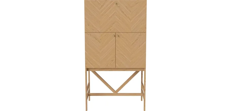 Luxe barkast Luxe by BOLIA in Geolied eiken, fineer – product photo