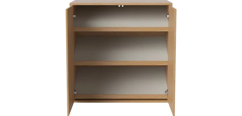 Case Schoenenkast – groot m. deuren Case van BOLIA in Geolied eiken, fineer – productfoto