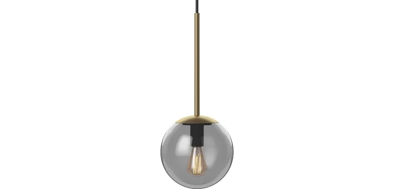 Orb Hanglamp Ø15 cm Orb de BOLIA en Mat antiek vermessingd ijzer – photo du produit
