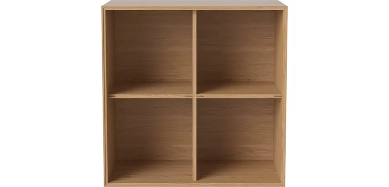 Vega boekenkast - 70x70x35 cm Vega van BOLIA in Geolied eiken – sfeerfoto