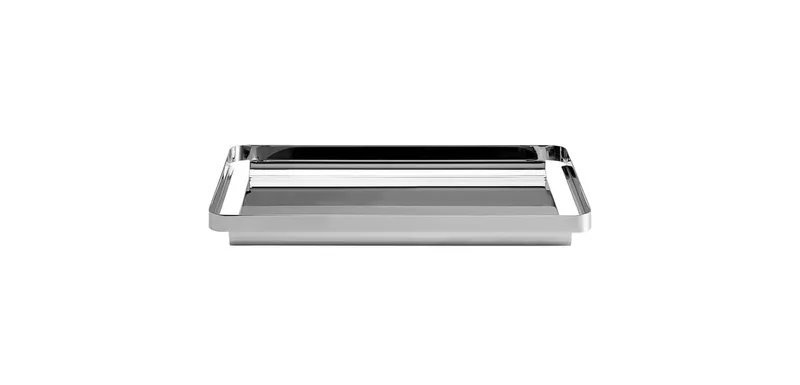Unio Dienblad - 32 x 22 x H3 cm Unio de BOLIA en Gepolijst roestvrij staal – photo du produit