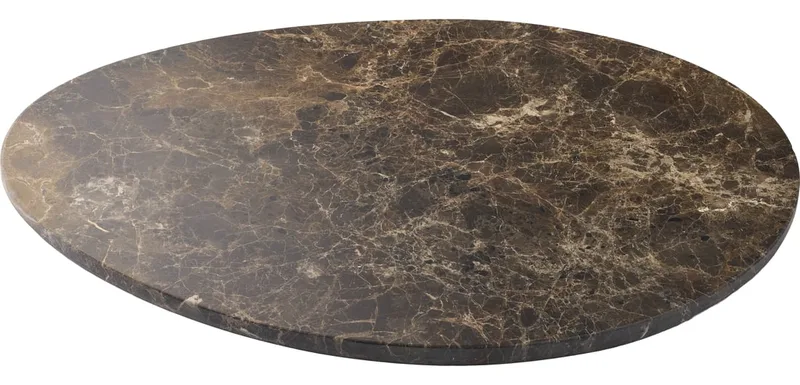 Ovar dienschaal Ovar by BOLIA in Bruin marmer, 38 × 27 cm – product photo